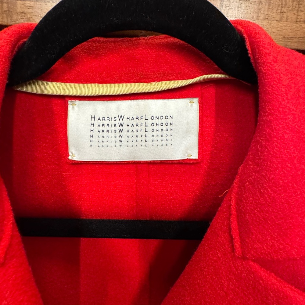 Women's Red Puffer Jacket - Picture 6 of 7